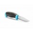 Нож походный туристический MORA Morakniv Companion Blue для выживания кемпинга и для дома нескладной из нержавеющей стали с ножнами на ремень