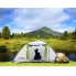 Палатка туристическая кемпинговая Trizand Montana 23481 водонепроницаемая 4 местная с навесом и чехлом