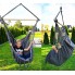 Подвесное кресло со спинкой и подушками Gardlov 20937 качели садовые уличные для дачи или дома размеры 130 х 97 см Серый