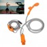 Переносний автомобільний душ Automobile Shower Set YD104 портативний для дачі та похідних умов живлення від прикурювача 12В гачок для фіксації