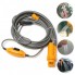 Переносний автомобільний душ Automobile Shower Set YD104 портативний для дачі та похідних умов живлення від прикурювача 12В гачок для фіксації