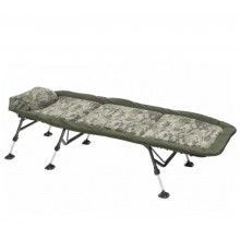 Раскладушка туристическая Mivardi Bedchair CamoCODE Flat6 M-BCHCC6 раскладная походная кровать с подушкой алюминиевым каркасом и нагрузкой 140 кг