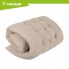Складной садовый шезлонг Trizand 27553 3 в 1 до 120 кг с матрасом и подголовником для пляжа и террасы Бежевый