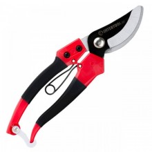 Секатор садовый плоскостной INTERTOOL FT-1000 195 мм ножницы для цветов винограда и веток с фиксатором рукояток и пружинкой Секатор садовый плоскостной INTERTOOL FT-1000 195 мм ножницы для цветов винограда и веток с фиксатором рукояток и пружинкой