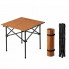 Стол туристический складной 50х55х50 см с рулонной столешницей и чехлом для кемпинга, рыбалки и отдыха на природе