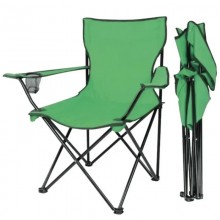 Стул раскладной для рыбалки и кемпинга со спинкой Camping quad chair HX 001 складное кресло с подстаканником и металлическим каркасом нагрузка 120 кг Зеленый Стул раскладной для рыбалки и кемпинга со спинкой Camping quad chair HX 001 складное кресло с подстаканником и металлическим каркасом нагрузка 120 кг Зеленый