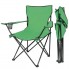 Стул раскладной для рыбалки и кемпинга со спинкой Camping quad chair HX 001 складное кресло с подстаканником и металлическим каркасом нагрузка 120 кг Зеленый