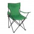 Стул раскладной для рыбалки и кемпинга со спинкой Camping quad chair HX 001 складное кресло с подстаканником и металлическим каркасом нагрузка 120 кг Зеленый