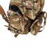 Рюкзак тактический мужской Trizand HQ 8923 Multicam 45 л с 3 съемными подсумками, системой MOLLE и быстрым сбросом