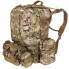 Рюкзак тактический мужской Trizand HQ 8923 Multicam 45 л с 3 съемными подсумками, системой MOLLE и быстрым сбросом