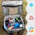 Сумка холодильник для пляжа и пикника Trizand 23842 переносная термосумка на 20 л для еды и напитков с ручками и ремнем + 2 генератора холода