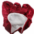Толстовка плед с капюшоном Huggle Hoodie Ultra Plush Blanket мужская и женская плюшевая кофта с рукавами размер Oversize Бордовый