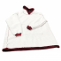 Толстовка плед с капюшоном Huggle Hoodie Ultra Plush Blanket мужская и женская плюшевая кофта с рукавами размер Oversize Бордовый