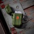 Электроимпульсная электронная зажигалка Badger Outdoor BO-PF50 плазменная электрическая дуговая для сигарет с зарядкой от USB Оливковый