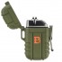 Электроимпульсная электронная зажигалка Badger Outdoor BO-PF50 плазменная электрическая дуговая для сигарет с зарядкой от USB Оливковый