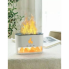 Портативный увлажнитель воздуха с имитацией пламени Flame Docsal White USB ночник и ароматический диффузор с соляными камнями для дома с подсветкой