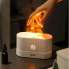 Портативный увлажнитель воздуха с имитацией пламени Flame DQ701 White ночник и ароматический диффузор для дома и офиса с подсветкой питание от USB