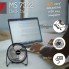 Вентилятор настольный электрический Mesko MS 7322 4.5 Вт бытовой для дома и офиса с питанием от USB диаметр 15 см