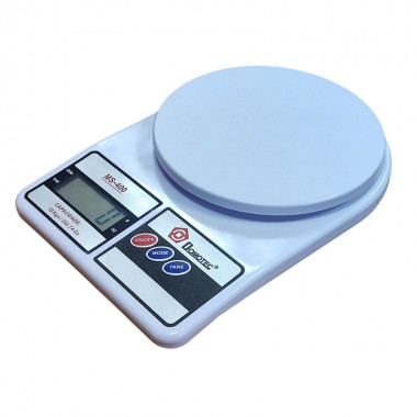 Весы кухонные электронные Kitchen Scale MKS 400 настольные до 10 кг с погрешностью до 1 г LED дисплей