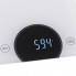 Весы кухонные электронные Adler AD 3173 White настольные стеклянные с LED дисплеем взвешиванием до 10 кг и погрешностью 1 г измерение объема