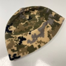 Флисовая зимняя тактическая шапка M-KET Пиксель мужская и женская универсальный размер 56-58