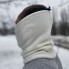 Баф флисовый зимний M-KET Белый военный тактический защитный шарф маска с затяжкой размер универсальный