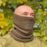 Баф флисовый зимний M-KET Хаки военный тактический защитный шарф маска с затяжкой размер универсальный