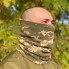 Баф флисовый зимний M-KET Пиксель военный тактический защитный шарф маска с затяжкой размер универсальный