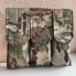 Подсумок для магазинов АК тройной закрытый M-KET Мультикам ВСУ военный штурмовой держатель на пояс разгрузочную систему РПС на MOLLE на 3 магазина