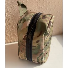 Медицинский подсумок аптечка M-KET Мультикам военный с 2 карманами и резинками крепление на тактический пояс или систему MOLLE