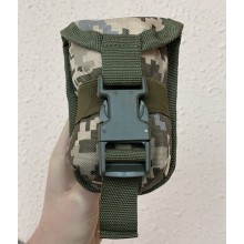 Подсумок для гранат M-KET Пиксель военный держатель на пояс разгрузочную систему РПС на систему MOLLE со стягивающей резинкой