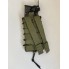 Подсумок для магазинов АК одинарный M-KET Хаки военный штурмовой держатель на пояс разгрузочную систему РПС на систему MOLLE с фиксатором на резинке