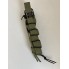 Подсумок для магазинов АК одинарный M-KET Хаки военный штурмовой держатель на пояс разгрузочную систему РПС на систему MOLLE с фиксатором на резинке