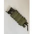 Подсумок для магазинов АК одинарный M-KET Хаки военный штурмовой держатель на пояс разгрузочную систему РПС на систему MOLLE с фиксатором на резинке