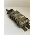 Подсумок для магазинов АК одинарный M-KET Пиксель ВСУ военный штурмовой держатель на пояс разгрузочную систему РПС на систему MOLLE с фиксатором на резинке
