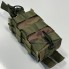 Подсумок для магазинов АК двойной открытый M-KET Мультикам ВСУ военный штурмовой держатель на пояс РПС на систему MOLLE с пластиковыми боками