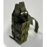 Подсумок для магазинов АК двойной открытый M-KET Пиксель ВСУ военный штурмовой держатель на пояс РПС на систему MOLLE с пластиковыми боками