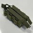 Подсумок для магазинов АК двойной открытый M-KET Хаки ВСУ военный штурмовой держатель на пояс РПС на систему MOLLE с пластиковыми боками