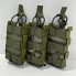 Подсумок для магазинов АК одинарный открытый M-KET Хаки ВСУ военный штурмовой держатель на пояс РПС на систему MOLLE с пластиковыми боками