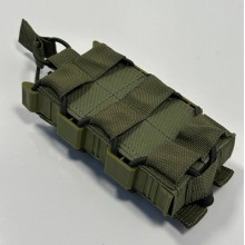 Подсумок для магазинов АК одинарный открытый M-KET Хаки ВСУ военный штурмовой держатель на пояс РПС на систему MOLLE с пластиковыми боками Подсумок для магазинов АК одинарный открытый M-KET Хаки ВСУ военный штурмовой держатель на пояс РПС на систему MOLLE с пластиковыми боками