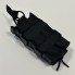 Подсумок для магазинов АК одинарный открытый M-KET Черный ВСУ военный штурмовой держатель на MOLLE с пластиковыми боками