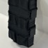 Подсумок для магазинов АК одинарный открытый M-KET Черный ВСУ военный штурмовой держатель на MOLLE с пластиковыми боками