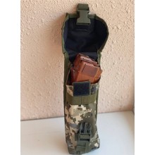 Подсумок для 2 магазинов к пулемету РПК закрытый на фастекс M-KET Пиксель одинарный военный штурмовой держатель на пояс разгрузочную систему РПС на MOLLE