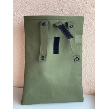 Подсумок для сброса отстрелянных магазинов АК и пистолета M-KET-1 Хаки военный с жесткой горловиной с креплением на тактический пояс или систему Molle Подсумок для сброса отстрелянных магазинов АК и пистолета M-KET-1 Хаки военный с жесткой горловиной с креплением на тактический пояс или систему Molle