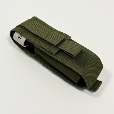 Подсумок для турникета M-KET хаки MOLLE — тактический держатель на пояс и РПС с отсеком для ножниц и маркера