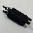 Подсумок для магазинов АК двойной открытый M-KET Черный военный штурмовой держатель на пояс РПС на систему MOLLE с фиксаторами на резинке