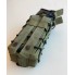 Подсумок для магазинов АК двойной M-KET Хаки военный штурмовой держатель на пояс разгрузочную систему РПС на систему MOLLE с кнопками