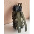 Подсумок для магазинов АК двойной M-KET Мультикам военный штурмовой держатель на пояс разгрузочную систему РПС на систему MOLLE с кнопками