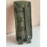 Подсумок для 2 магазинов АК одинарный закрытый на фастекс M-KET Хаки военный штурмовой держатель на пояс разгрузочную систему РПС на MOLLE усиленное кнопками