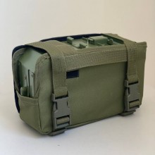 Подсумок открытый для короба ПКМ для пулеметчика M-KET Хаки военный штурмовой держатель с отрывной спинкой на липучке и фастекс с креплением MOLLE Подсумок открытый для короба ПКМ для пулеметчика M-KET Хаки военный штурмовой держатель с отрывной спинкой на липучке и фастекс с креплением MOLLE